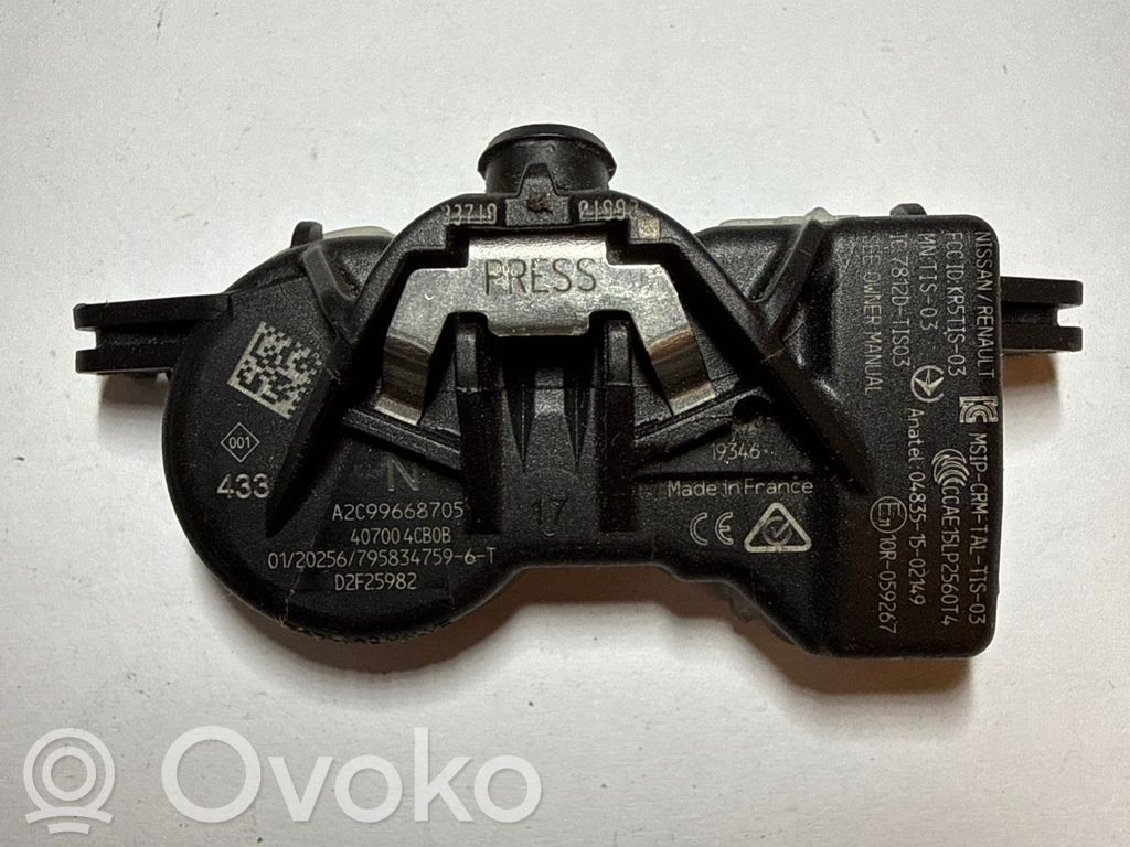 Nissan Qashqai Tire pressure sensor 