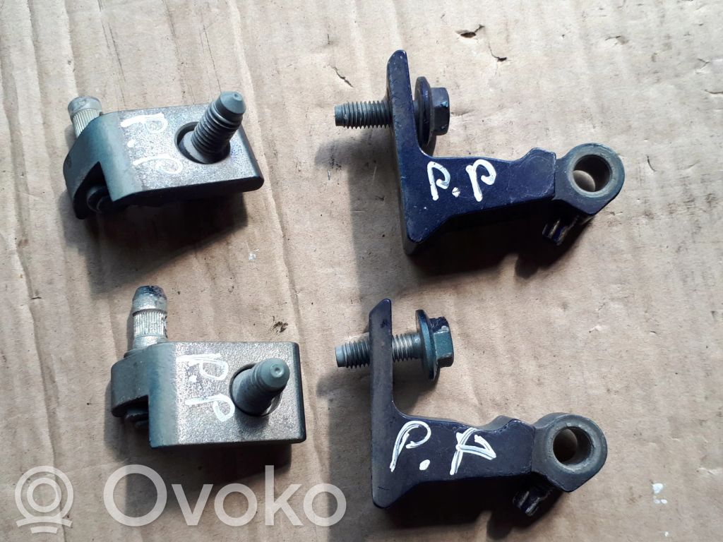 Front door hinge set