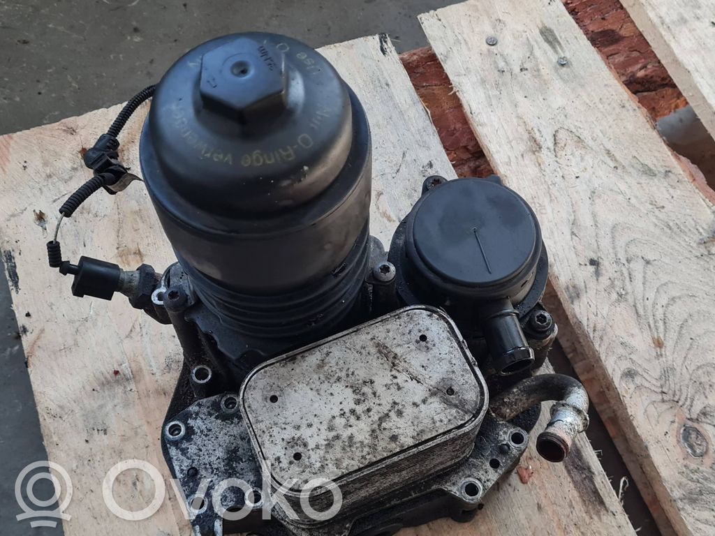 Audi A6 S6 C6 4F Oil filter mounting bracket 