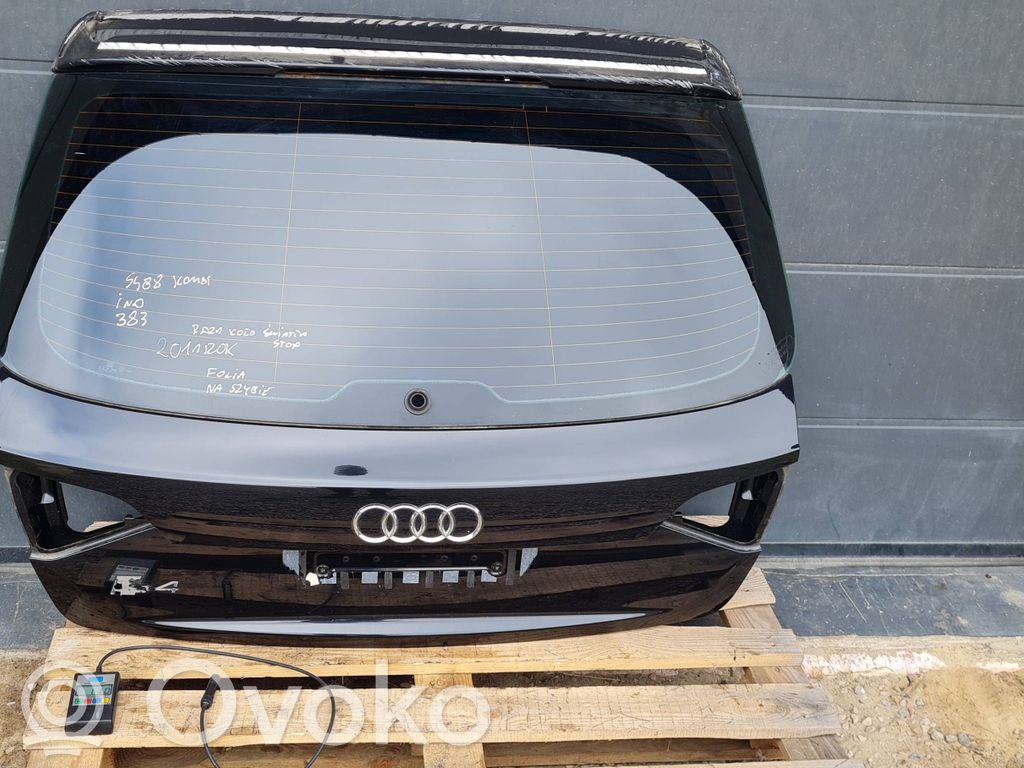 Audi A4 S4 B8 8K Aizmugurējais pārsegs (bagāžnieks) 