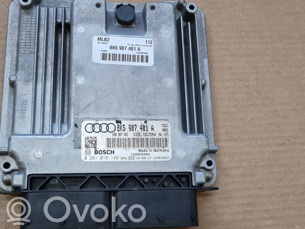 Audi A5 Sportback 8TA Unitate/modul de control motor 