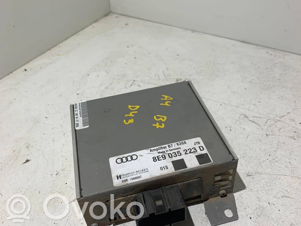 Audi A4 S4 B7 8E 8H Wzmacniacz audio 