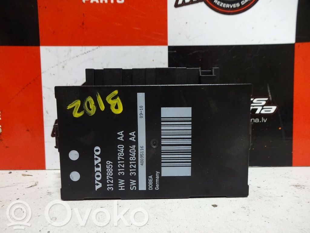Tailgate/trunk control unit/module   31218404,31217840,31278859