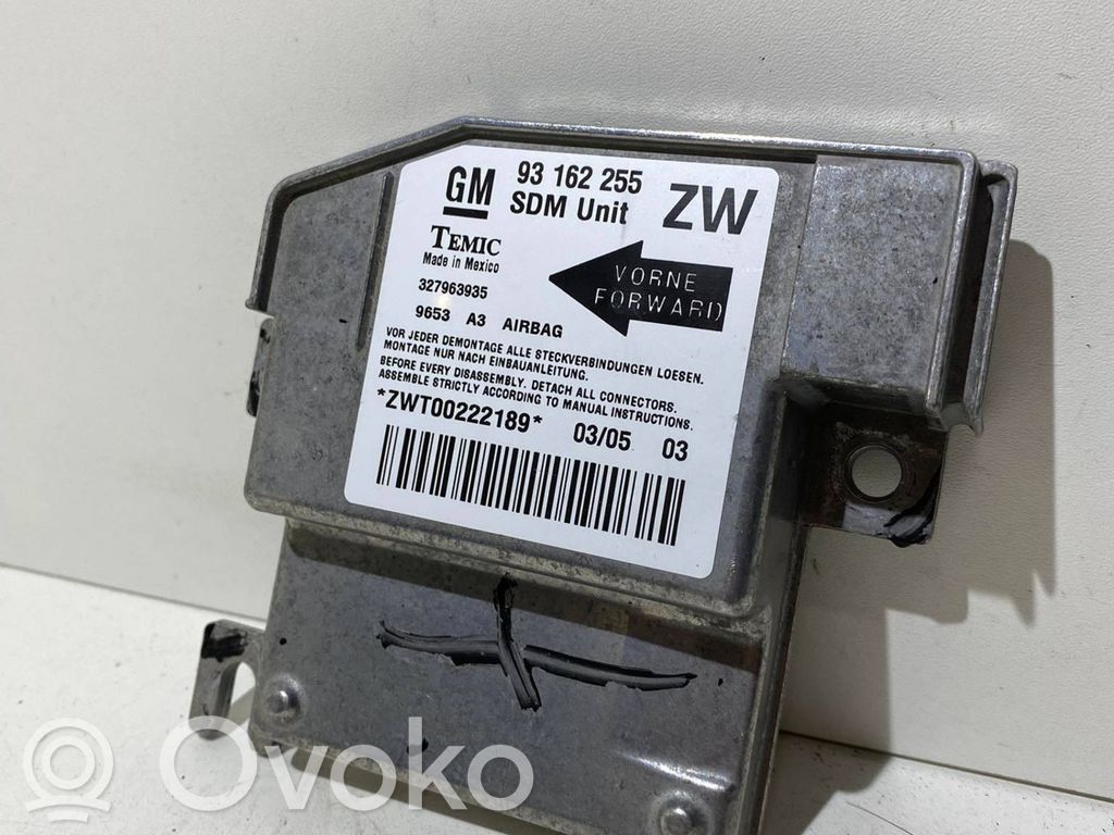 Opel Tigra B Airbag control unit/module 
