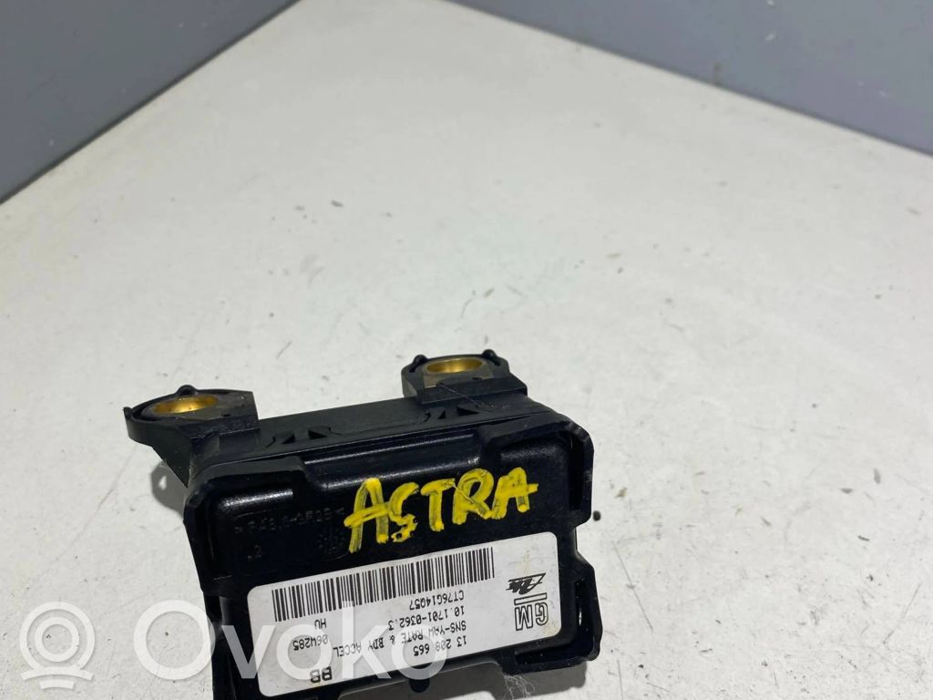 Opel Astra H ESP acceleration yaw rate sensor 