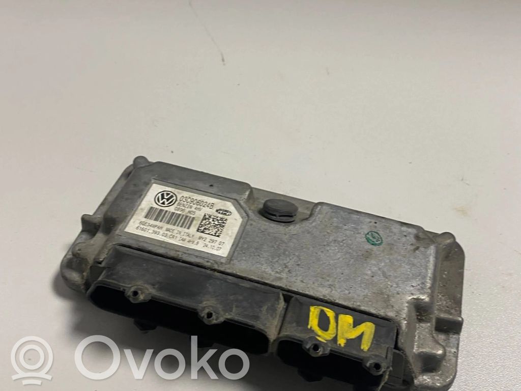 Sterownik / Moduł ECU   03C906024B,6GE34WPAH,6160139303