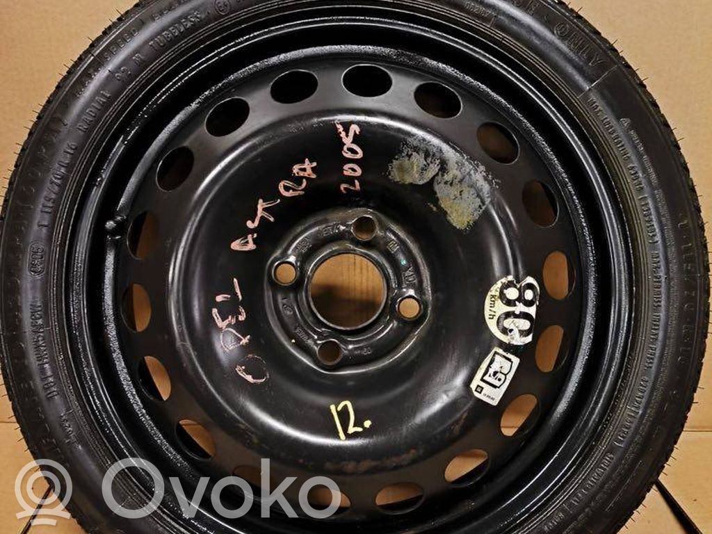 Opel Astra H Rueda de repuesto R16 