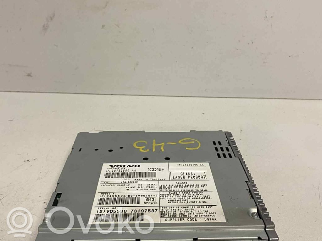 Volvo S40 Radio / CD/DVD atskaņotājs / navigācija 