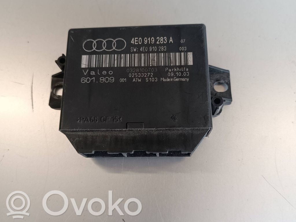 Audi A8 S8 D3 4E Unitate/modul de comandă parcare PDC 