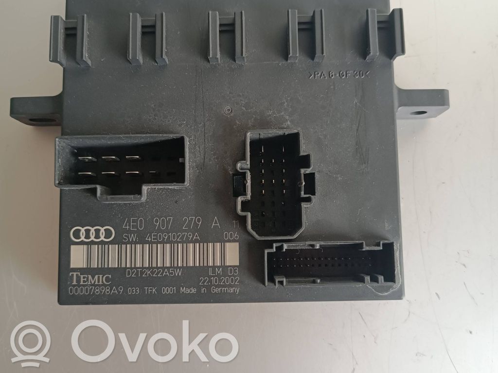 Audi A8 S8 D3 4E Komforto modulis 