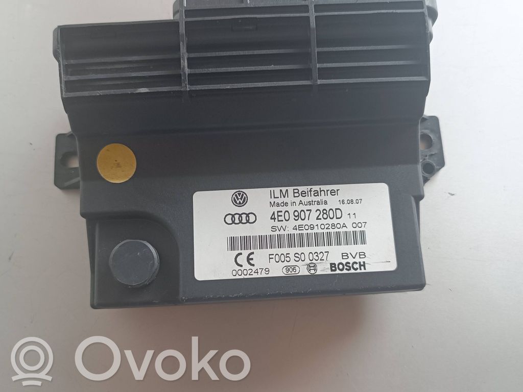 Maitinimo valdymo blokas   4F0907280D,4E0910280A,F005S00327