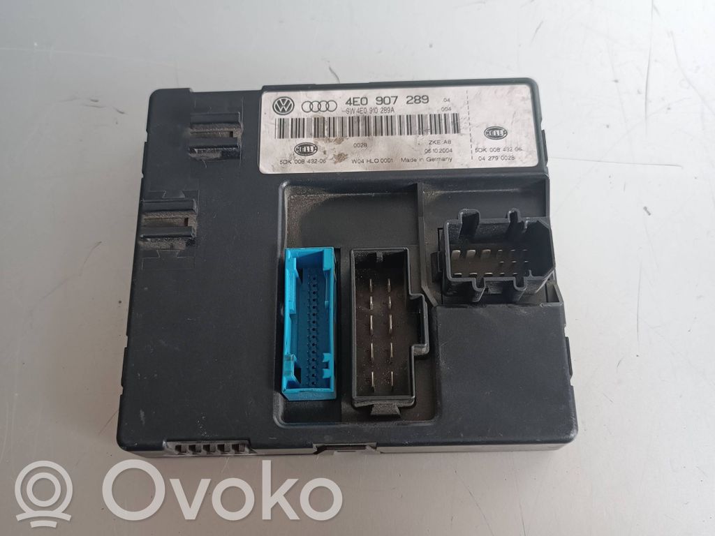Módulo de confort/conveniencia   4E0907289,4E0910289A,5DK00843206