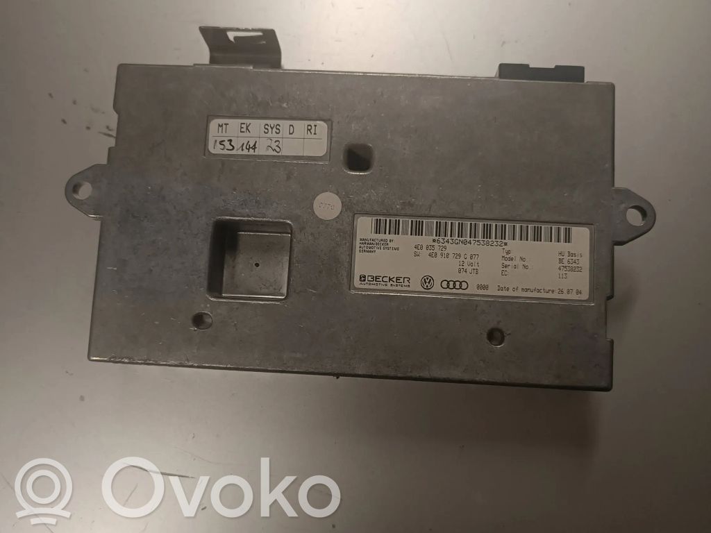 MMI control unit   4E0035729,4E0910729G