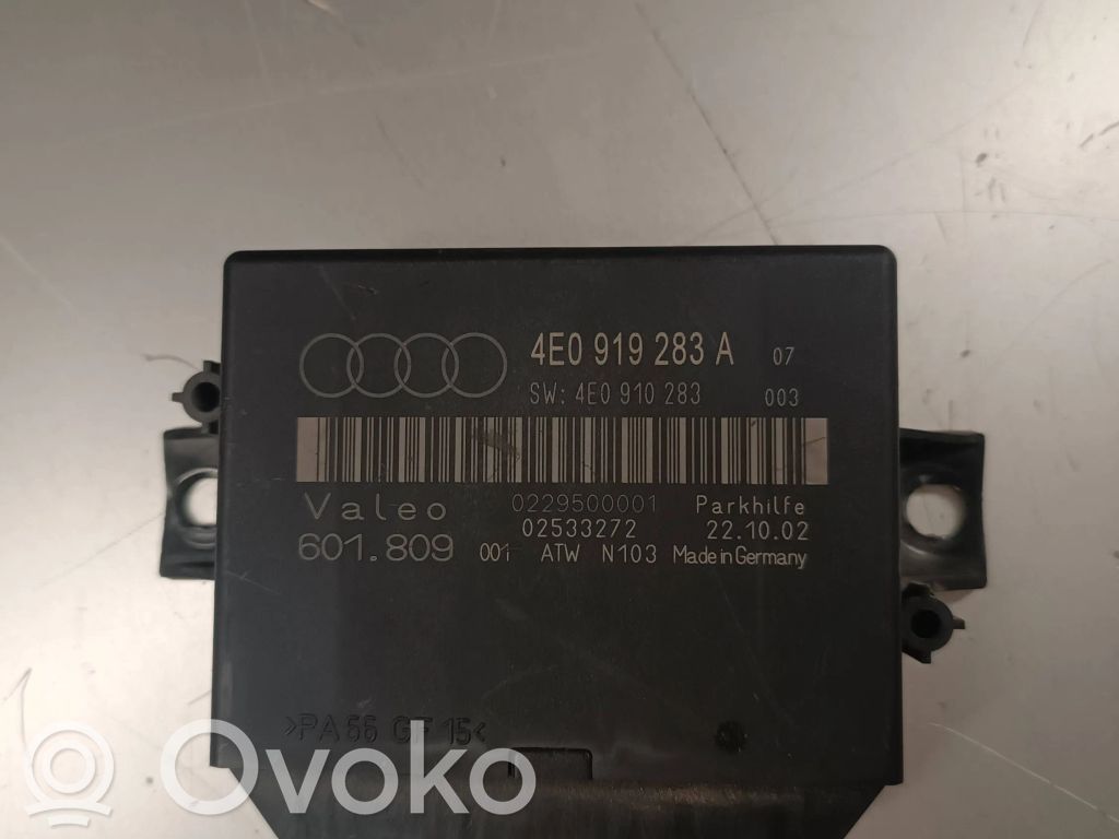 Audi A8 S8 D3 4E Unitate/modul de comandă parcare PDC 