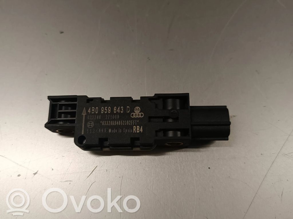 Airbag deployment crash/impact sensor   4B0959643D,271009,022240