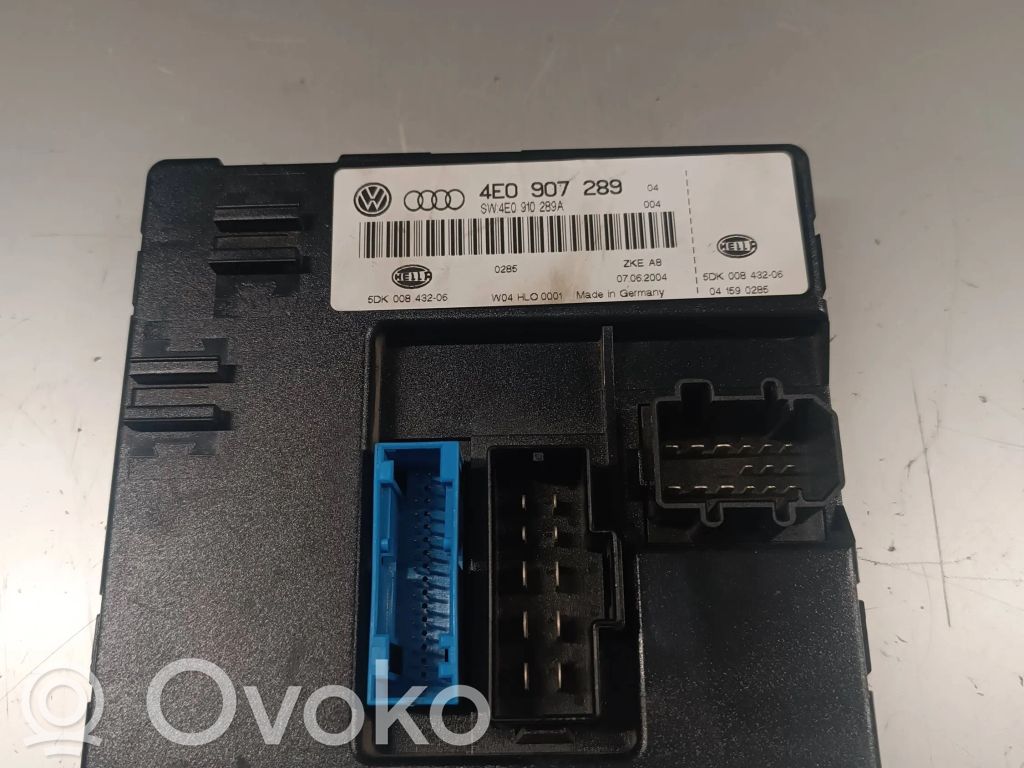 Audi A8 S8 D3 4E Comfort/convenience module 