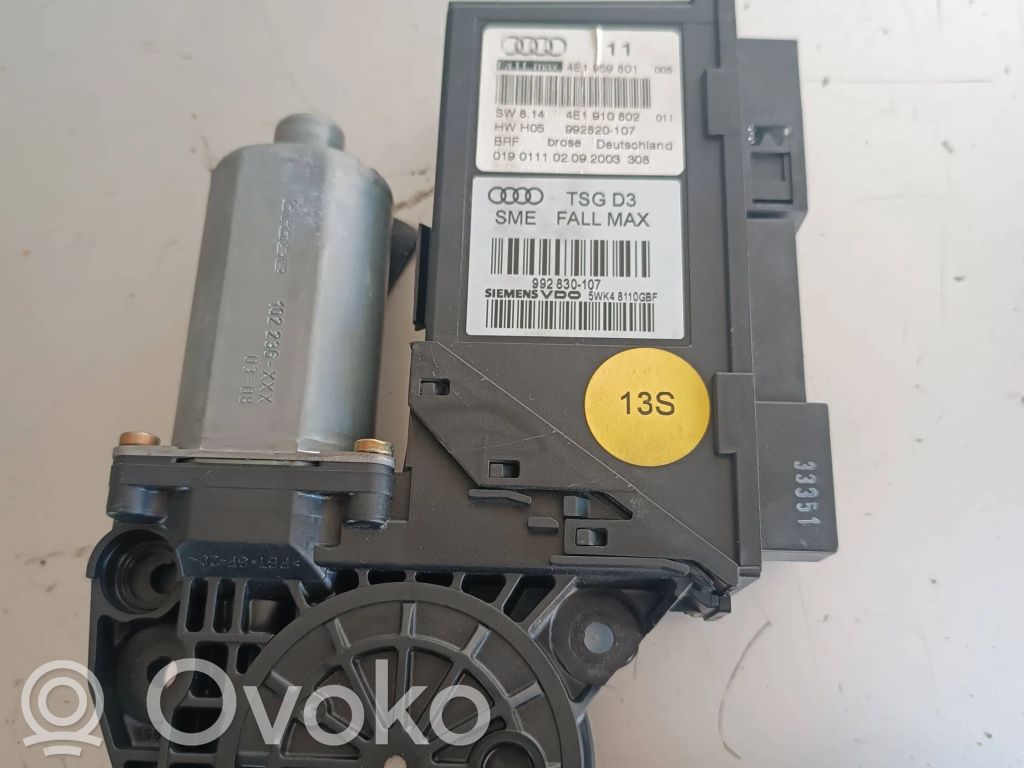 Silnik regulatora szyby drzwi przednich   4E1959801,4E1910802,992830107,992820107