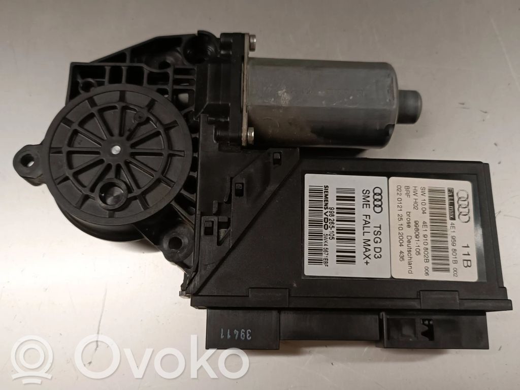 Audi A8 S8 D3 4E Front door window regulator motor 