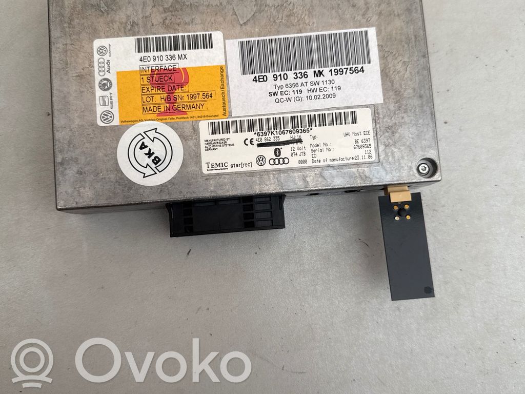 Audi Q7 4L Bluetooth modulis 