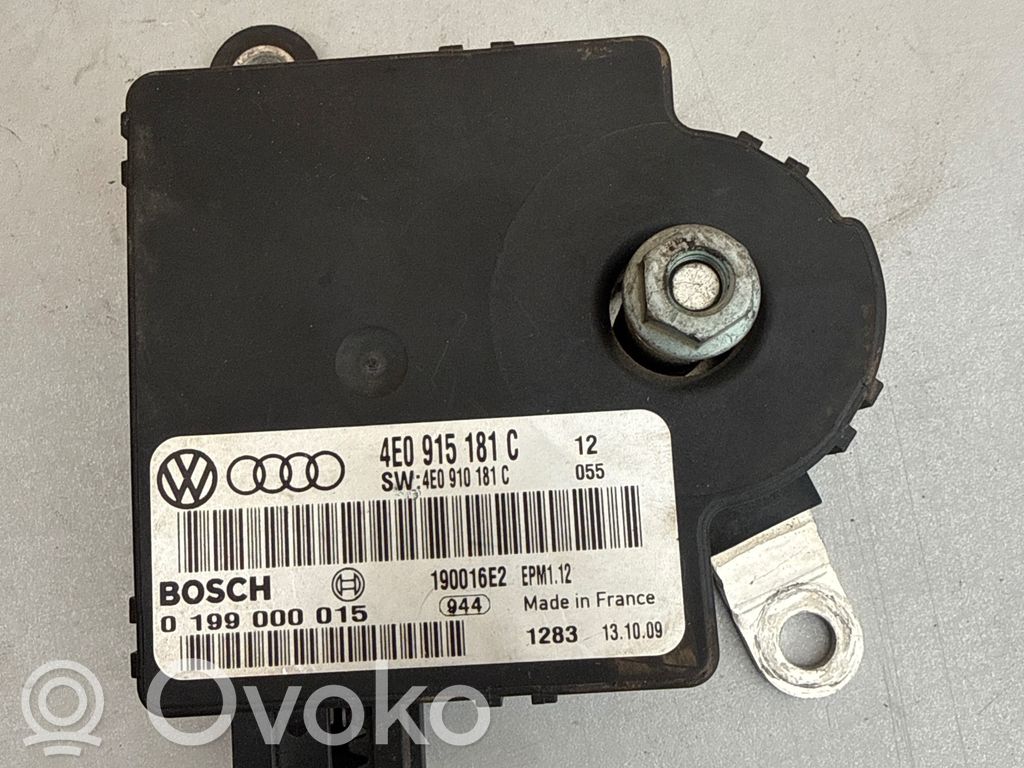 Audi A8 S8 D3 4E Modul control baterie 