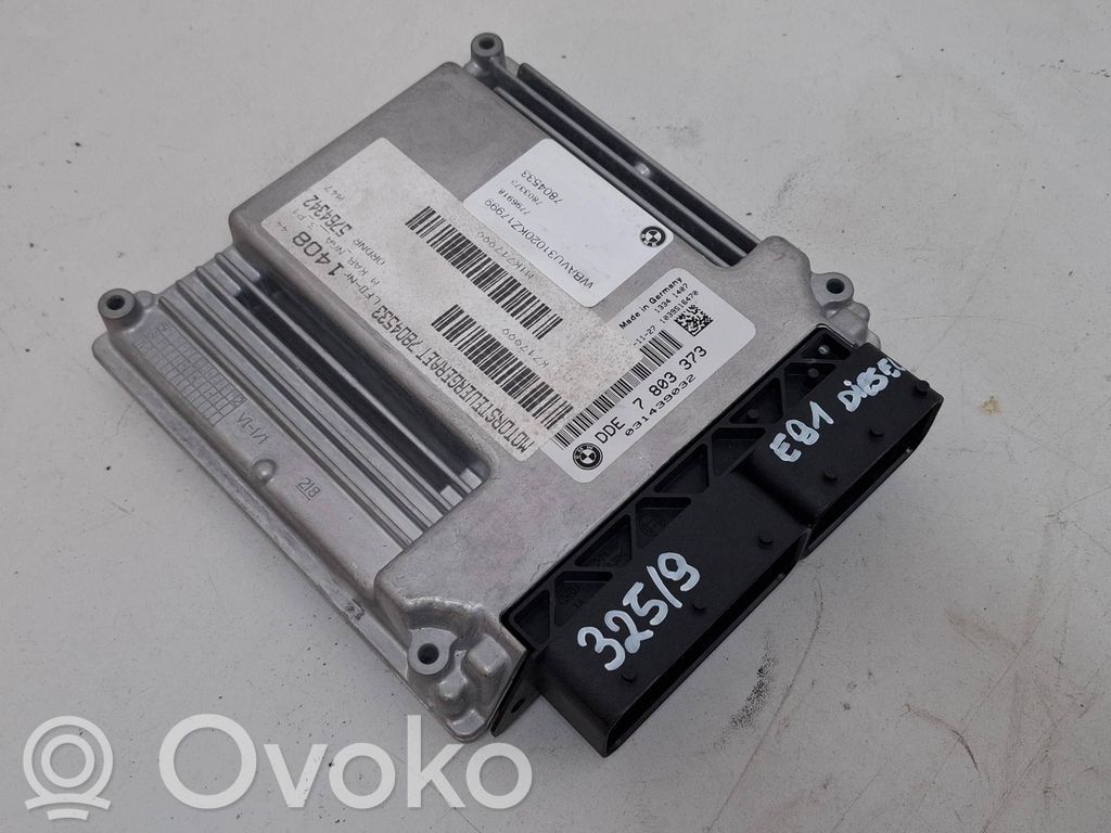 BMW 3 E90 E91 Variklio valdymo blokas 
