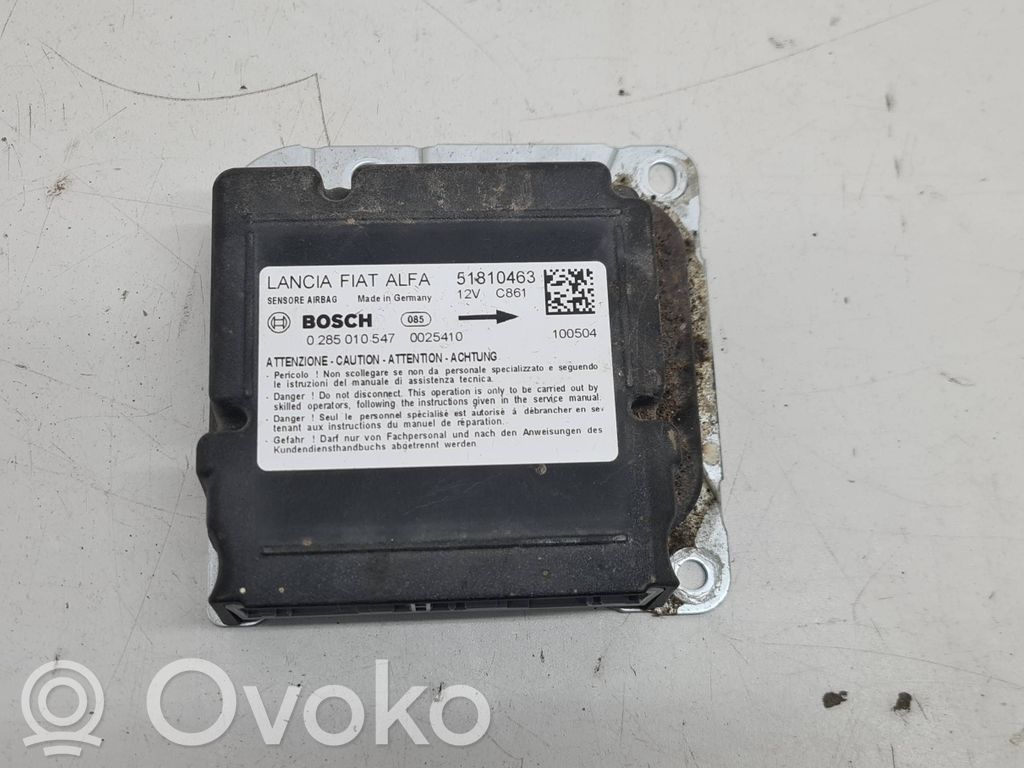Fiat Doblo Module de contrôle airbag 