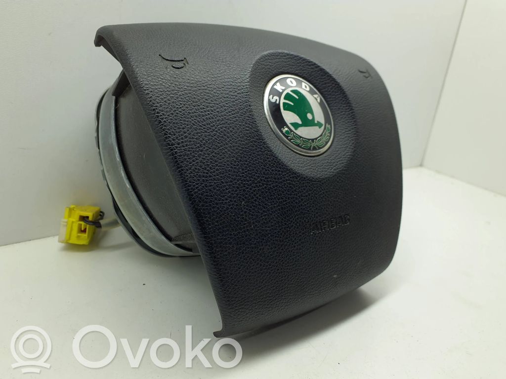 Skoda Octavia Mk2 (1Z) Poduszka powietrzna Airbag kierownicy 