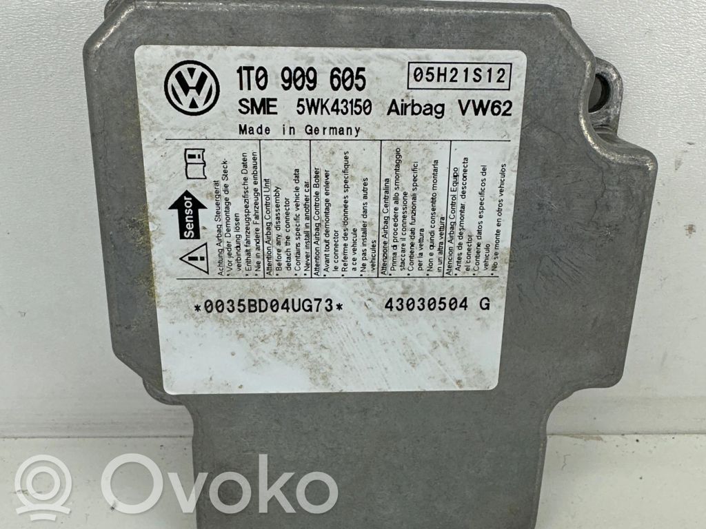 Volkswagen Touran I Sterownik / Moduł Airbag 