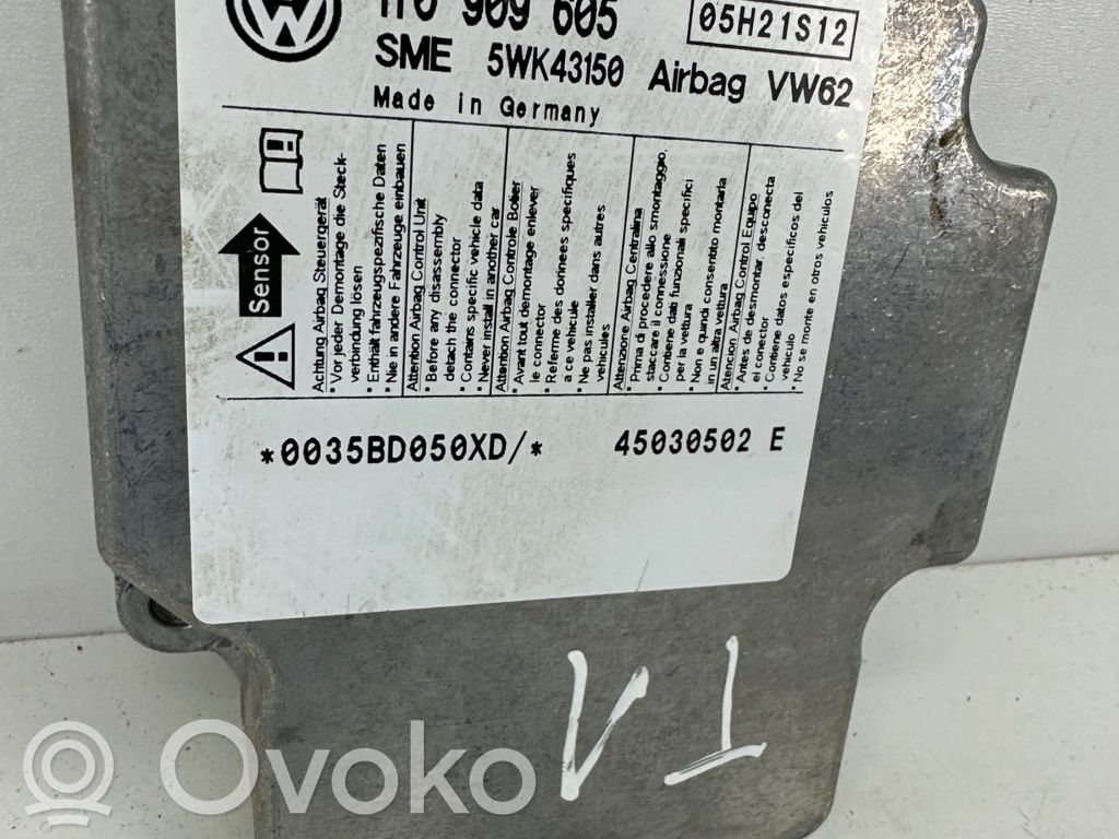 Volkswagen Touran I Sterownik / Moduł Airbag 