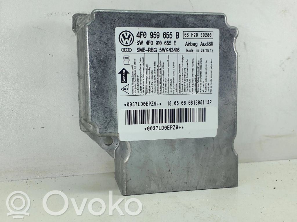 Airbag control unit/module   4F0959655B,4F0910655E,5WK43416