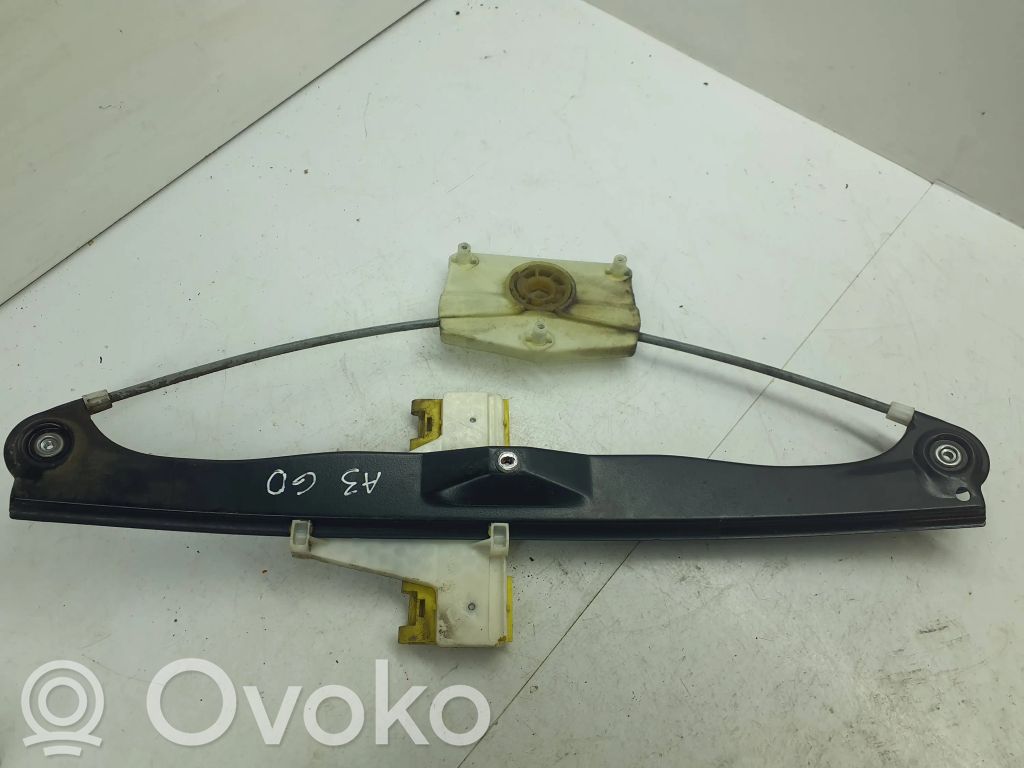 Audi A3 S3 8P Mechanizm podnoszenia szyby tylnej bez silnika 