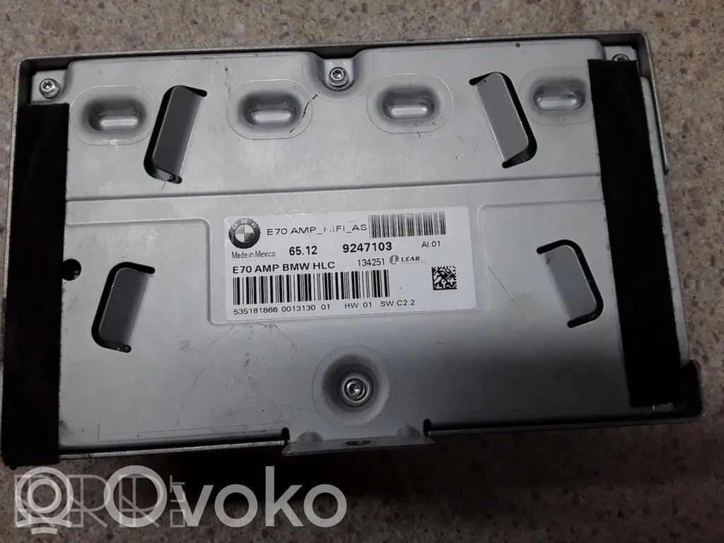 BMW X5 E70 Sound amplifier 