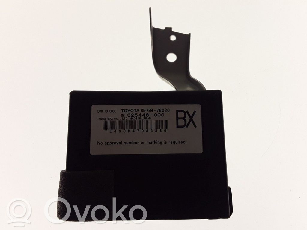 Lexus CT 200H Unité de commande dispositif d'immobilisation 
