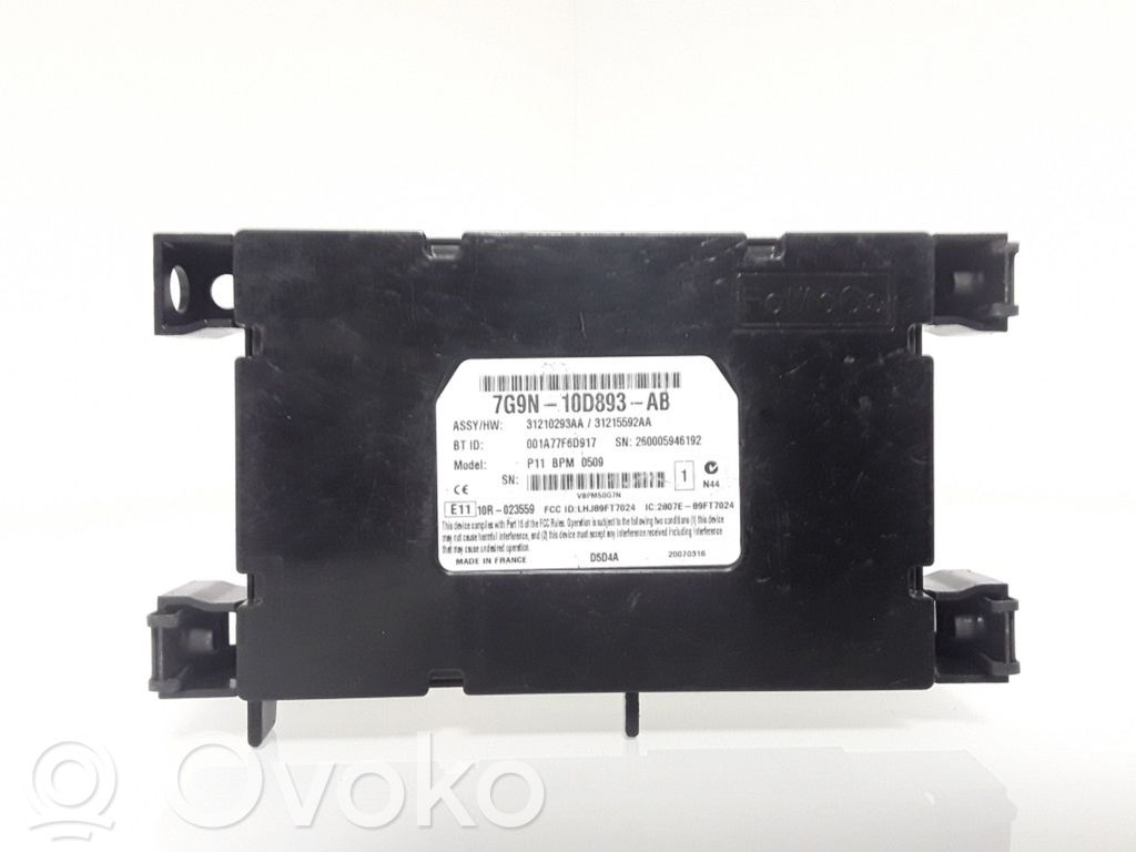 Volvo S80 Bluetooth control unit module 