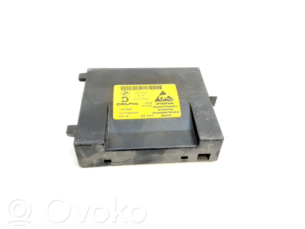 BMW 7 E65 E66 Module d'unité de commande de console centrale 