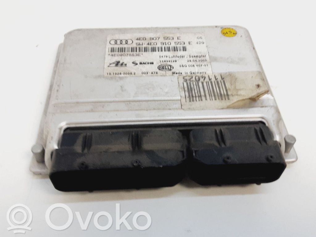 Audi A8 S8 D3 4E Pakabos valdymo blokas 