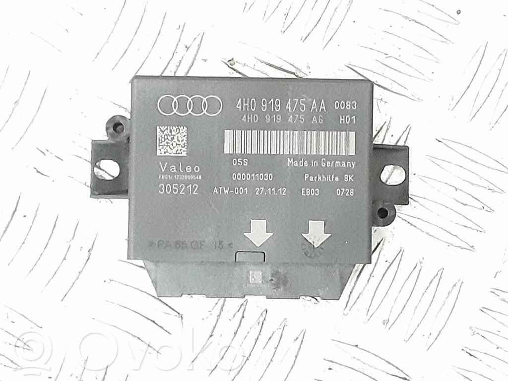 Audi A8 S8 D4 4H Sterownik / Moduł parkowania PDC 