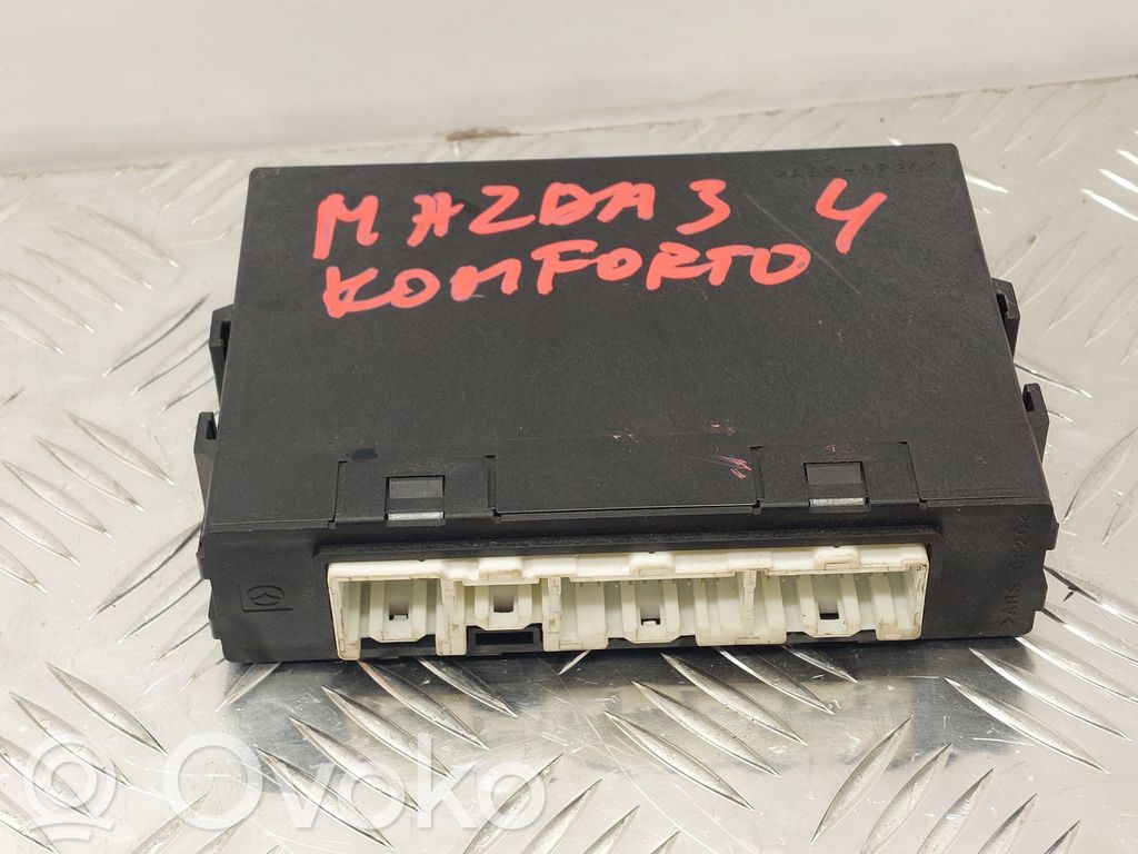 Mazda 3 II Keyless (KESSY) go control unit/module 