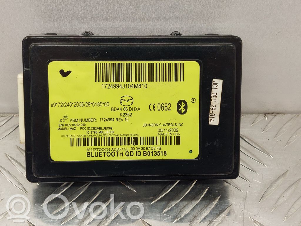 Bluetooth control unit module   BDA466DHXA,1724994REV10