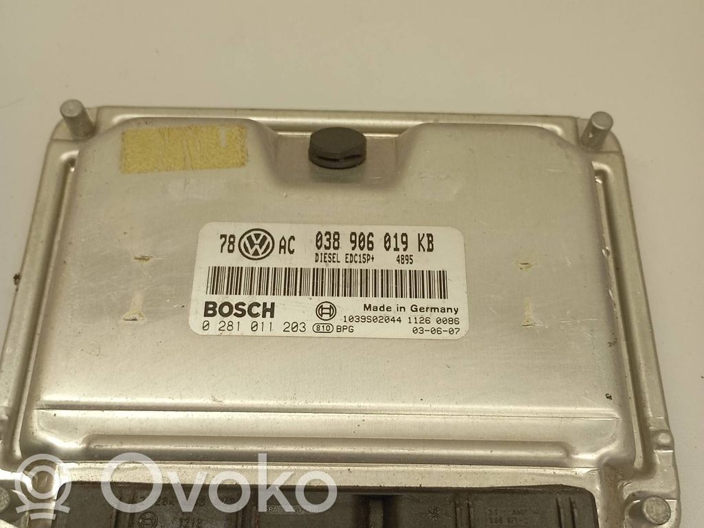 Engine control unit/module   038906019KB