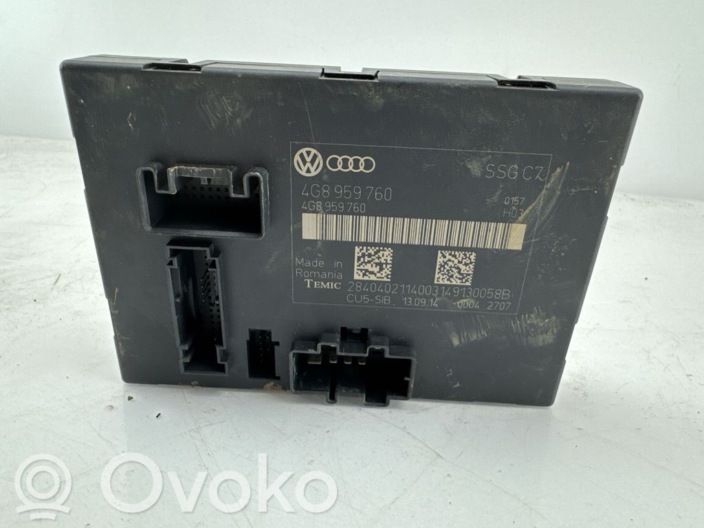 Module de commande de siège   4G8959760,4G8959760