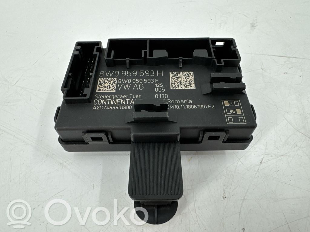 Audi A4 S4 B9 Unité de commande module de porte 