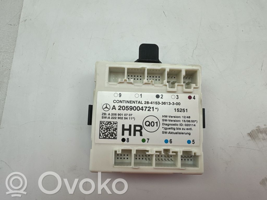 Mercedes-Benz C W205 Sterownik / Moduł drzwi 