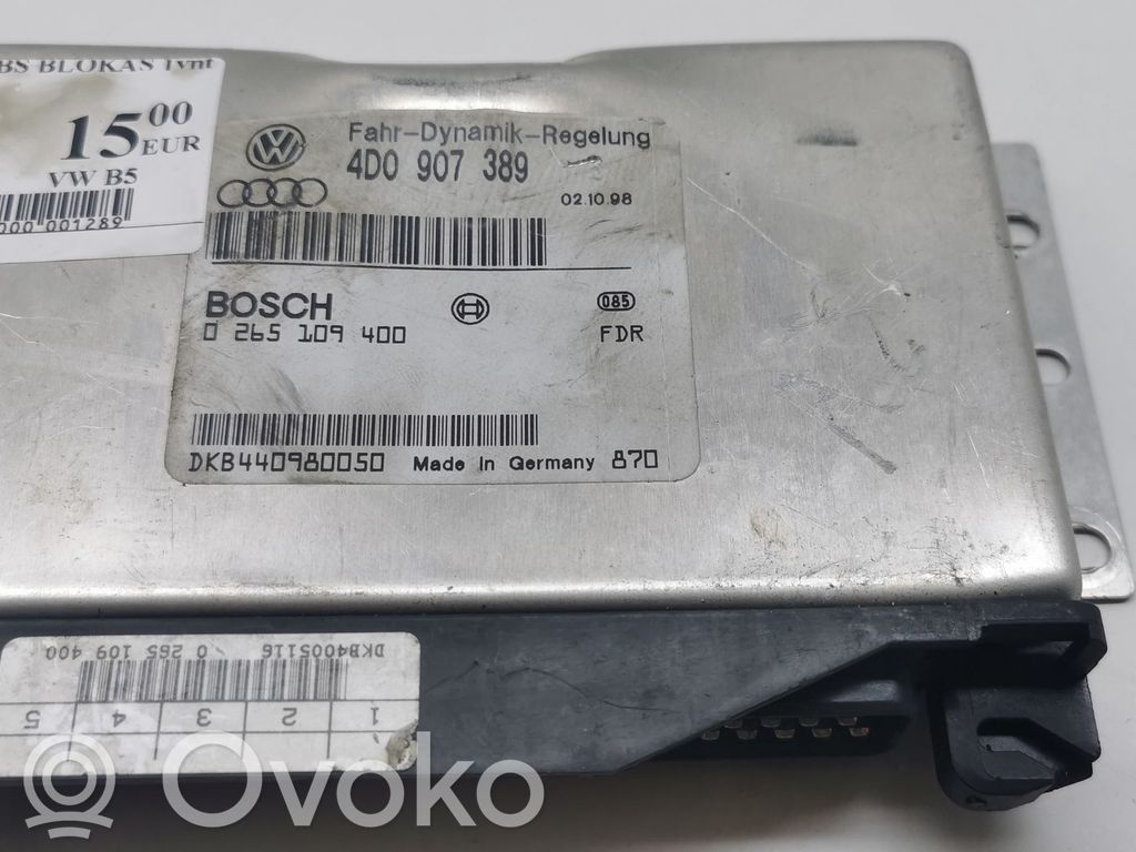 Audi A8 S8 D2 4D ABS-Steuergerät 