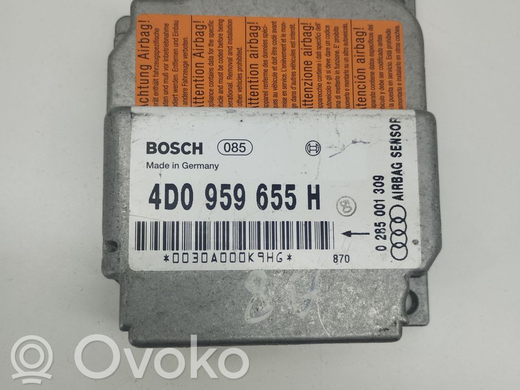 Audi A8 S8 D2 4D Airbag control unit/module 