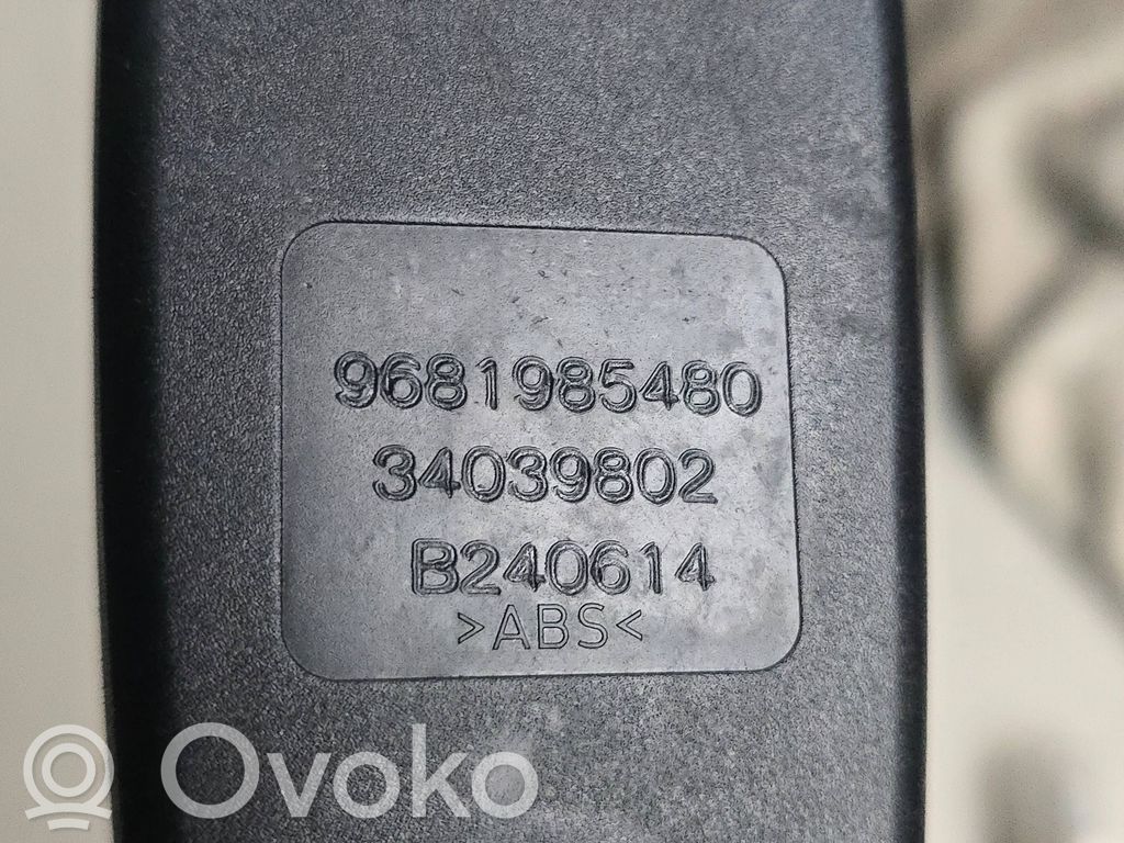 Peugeot 3008 I Bridă fixare centură de siguranță spate 