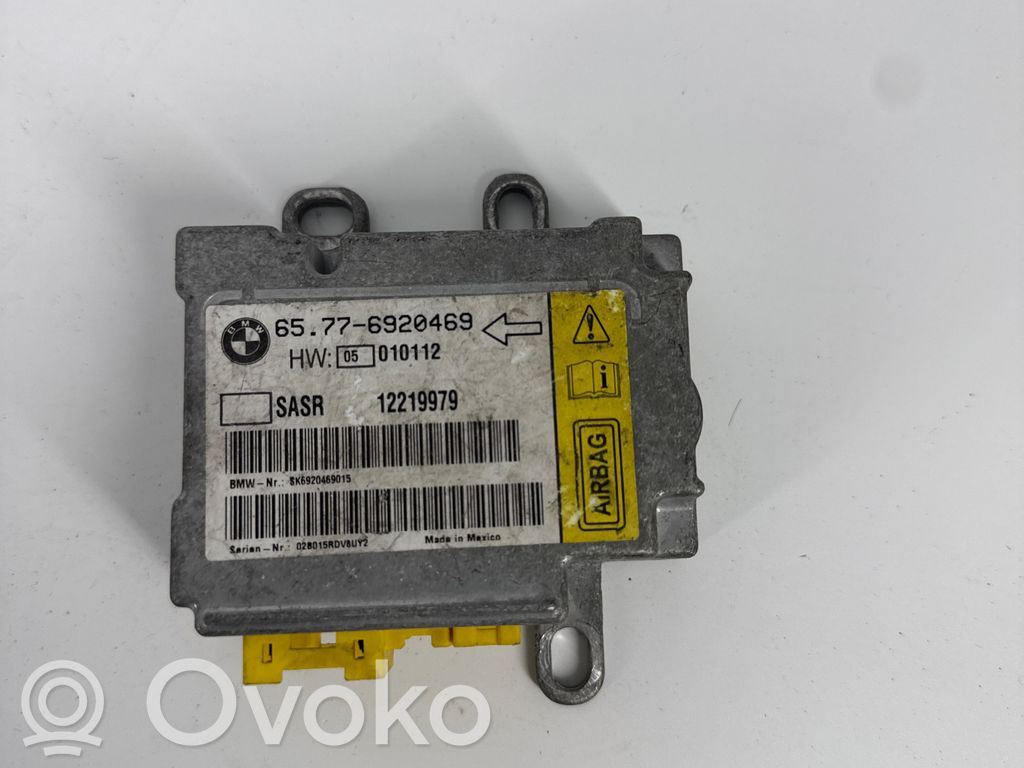 Unidad de control/módulo del Airbag   6920469,12219979,010112