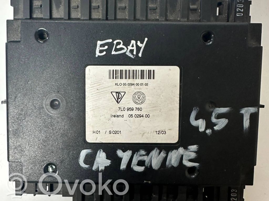 Module de commande de siège   7L0959760,050294000102,55029400