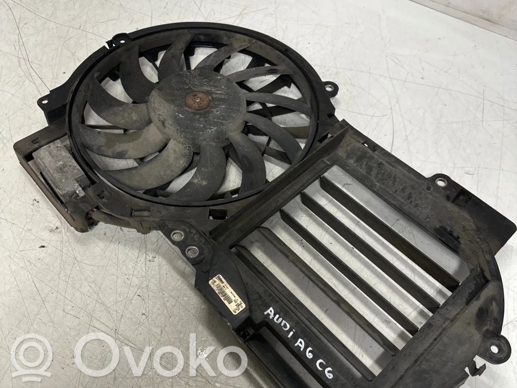 Audi A6 S6 C6 4F Ventilatore di raffreddamento elettrico del radiatore 