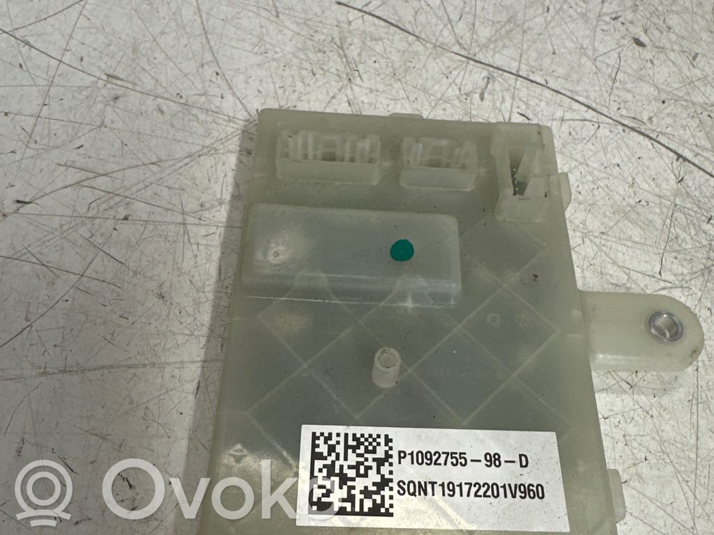 Other control units/modules   P109275598D